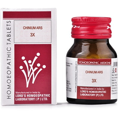 Chininum Arsenicosum 3X Lords - The Homoeopathy Store