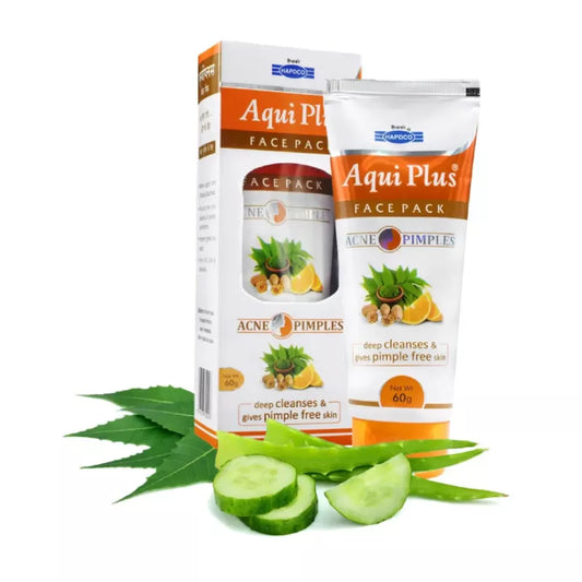 Aqui Plus Face Pack  Hapdco 60g - HAPDCO- The Homoeopathy Store