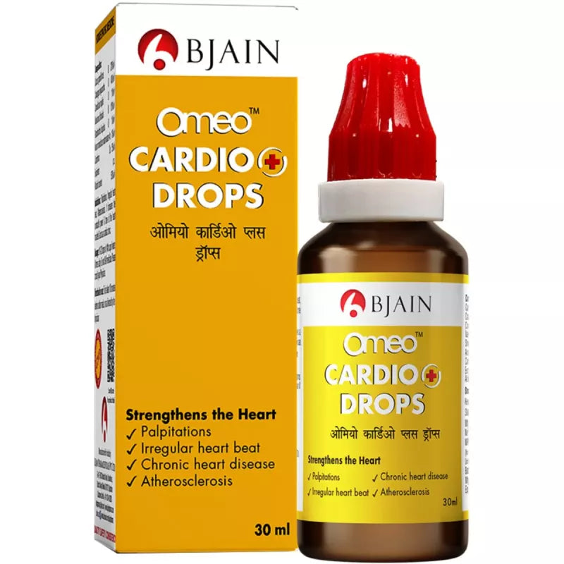 Omeo Cardio Plus Drops - Bjain- The Homoeopathy Store