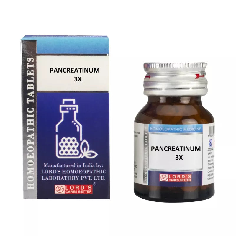 Pancreatinum 3X Lords - Lords- The Homoeopathy Store