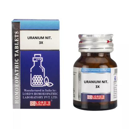 Uranium Nitricum 3X Lords - Lords- The Homoeopathy Store