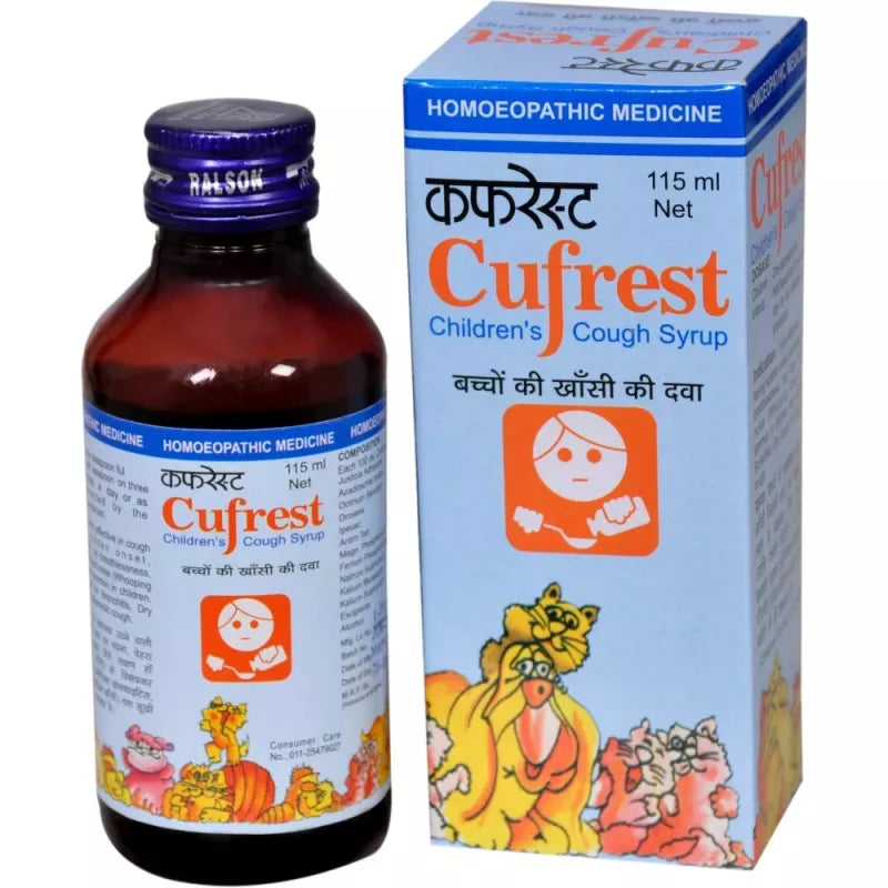 Ralson Cufrest (Children Cough Syrup) 115ml - Ralson Remedies- The Homoeopathy Store