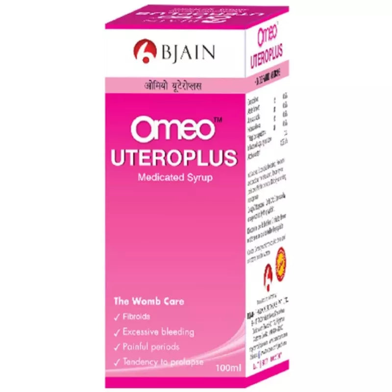 Omeo Uteroplus Syrup 100 ml - Bjain- The Homoeopathy Store