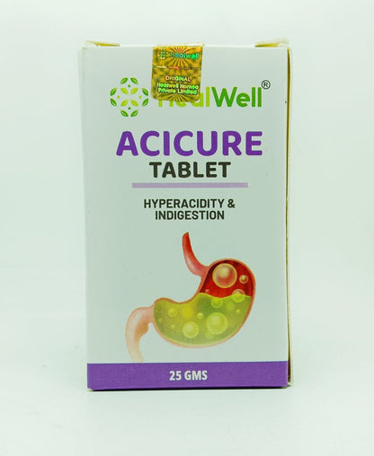 Acicure Tablets Healwell - Healwell- The Homoeopathy Store