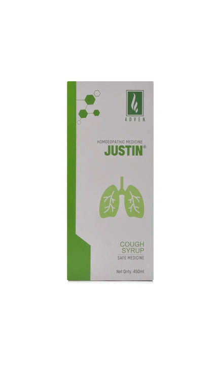 Justin Syrup Adven 450ml - Adven- The Homoeopathy Store