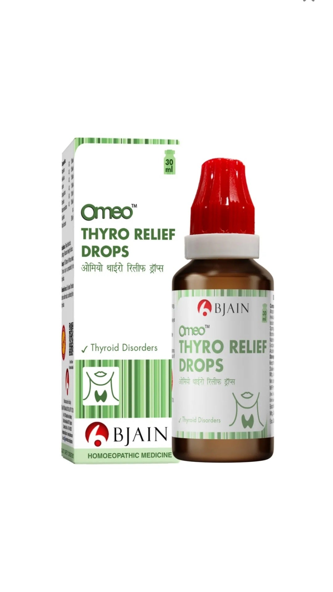 Omeo Thyro Relief Drops - Bjain- The Homoeopathy Store