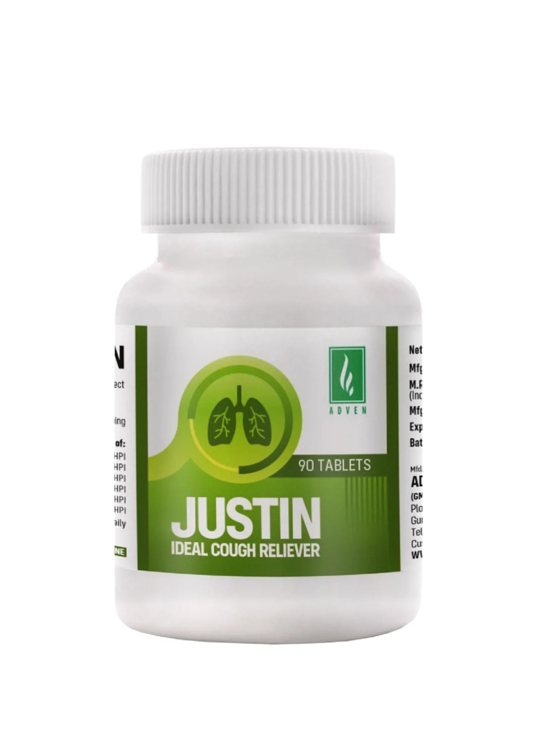 Justin Tablets Adven 90 tabs - Adven- The Homoeopathy Store