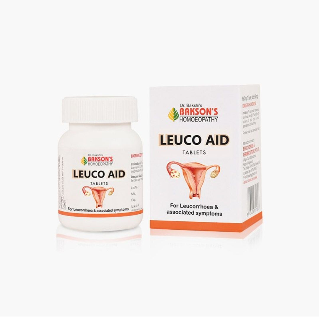 Bakson Leuco Aid Tablet (75 Tabs) - Bakson- The Homoeopathy Store