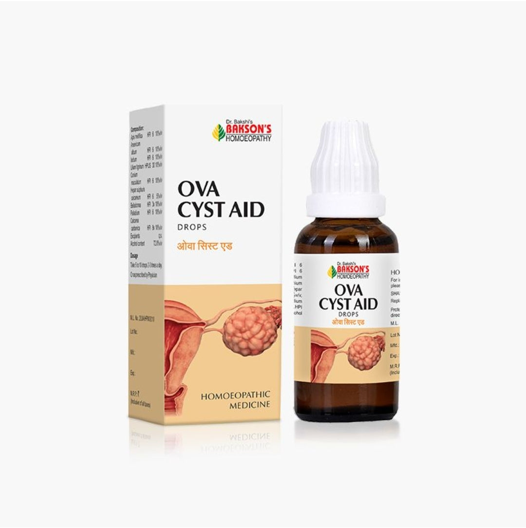 Bakson Ova Cyst Aid Drop - Bakson- The Homoeopathy Store