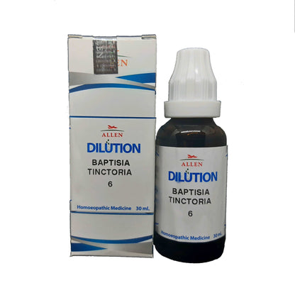 Baptisia tinctoria 6CH 30 ml Allen - Allen- The Homoeopathy Store