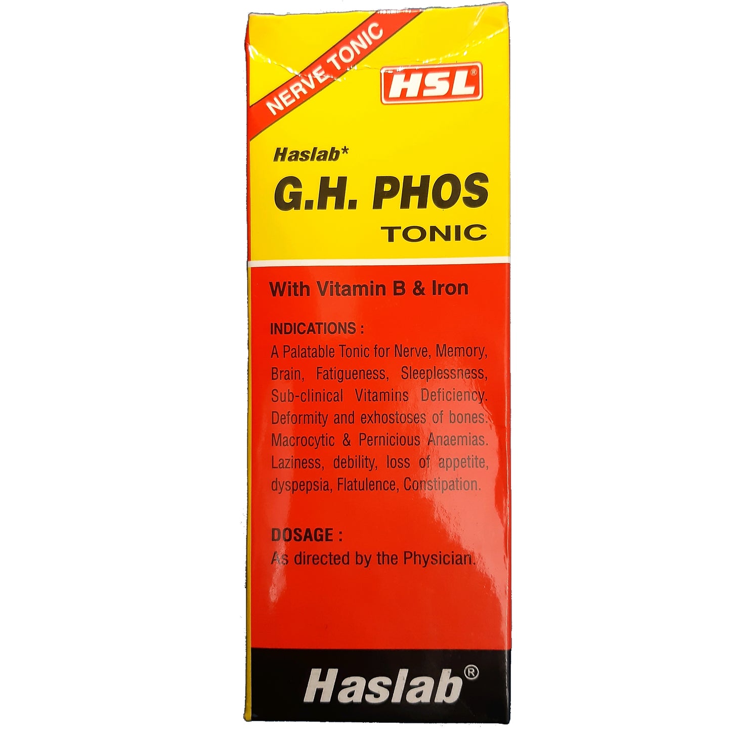 Haslab G.H. Phos Tonic - HSL Haslab- The Homoeopathy Store