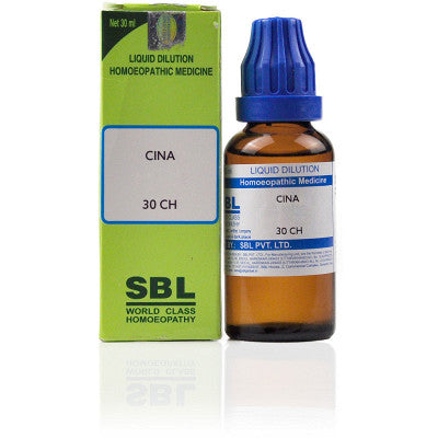 Cina 30 CH 30 ml SBL dilution - SBL- The Homoeopathy Store