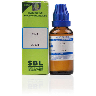Cina 30 CH 30 ml SBL dilution - The Homoeopathy Store