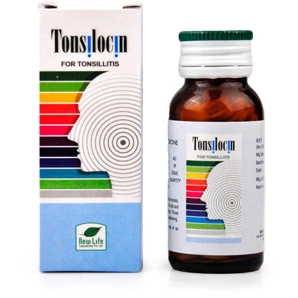 Tonsilocin Tablets New Life (25g) - The Homoeopathy Store
