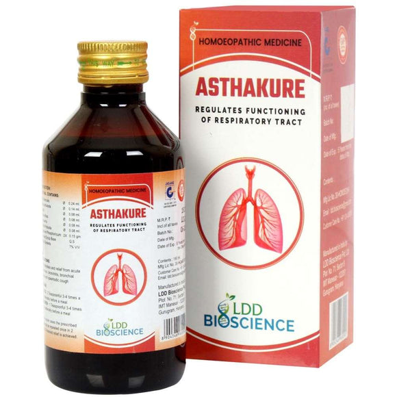 Asthakure Syrup (100ml) LDD Bioscience - The Homoeopathy Store