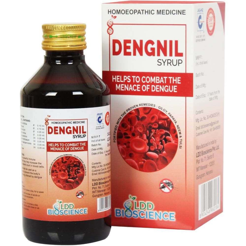 Dengil Syrup (180ml) LDD Bioscience - LDD Bioscience- The Homoeopathy Store