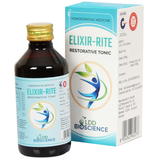 Elixir Rite (Restorative Tonic) (180ml) LDD Bioscience - LDD Bioscience- The Homoeopathy Store