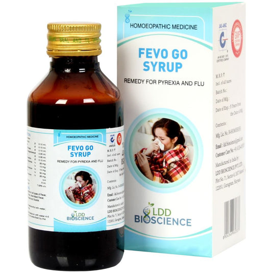 Fevo Go Syrup (115ml) LDD Bioscience - LDD Bioscience- The Homoeopathy Store