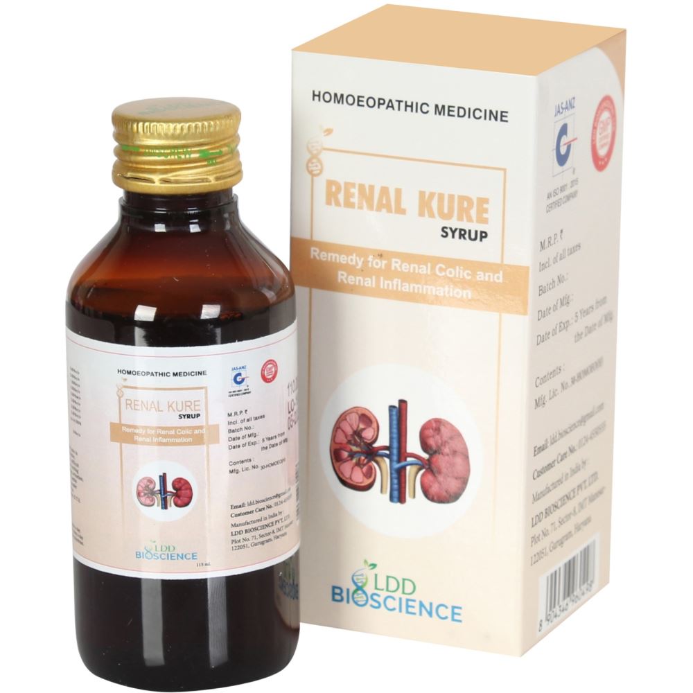 Renal Kure Syrup (115ml) LDD Bioscience - LDD Bioscience- The Homoeopathy Store