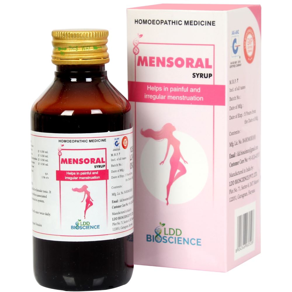 Mensoral Syrup (115ml) LDD Bioscience - LDD Bioscience- The Homoeopathy Store