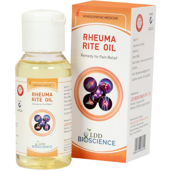 Rheuma Rite Pain Relief Oil (60ml) LDD Bioscience - The Homoeopathy Store