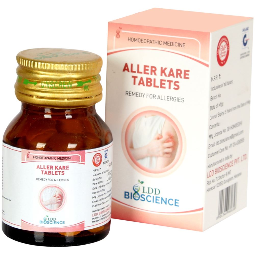 Aller Kare Tablet (25g) LDD Bioscience - LDD Bioscience- The Homoeopathy Store