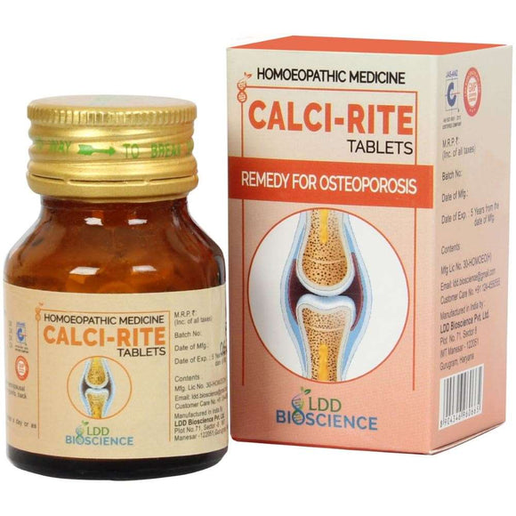 Calci Rite Tablet (25g) LDD Bioscience - The Homoeopathy Store