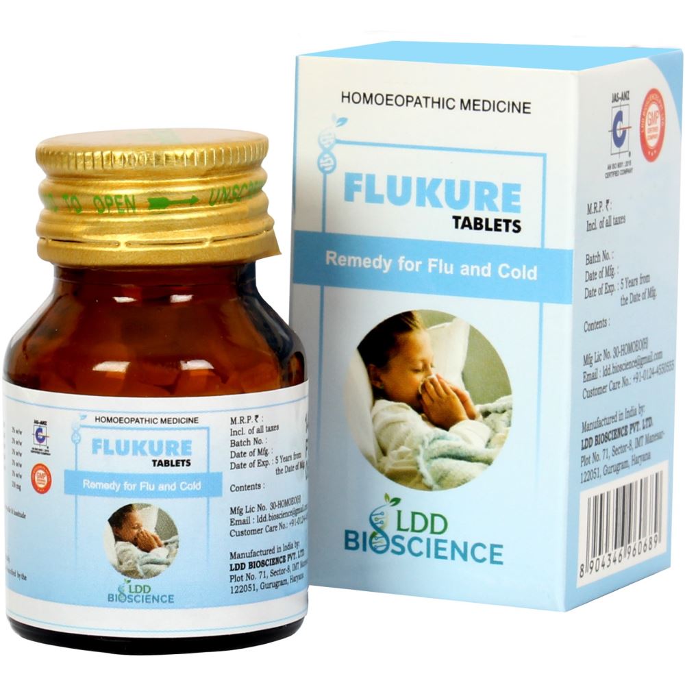 Flukure Tablet (25g) LDD Bioscience - LDD Bioscience- The Homoeopathy Store