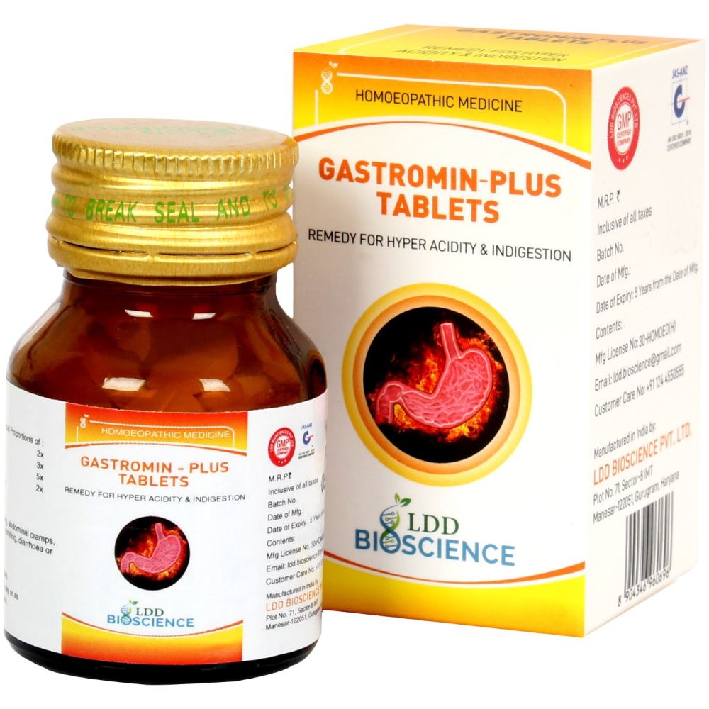 Gastromin Plus Tablet (25g) LDD Bioscience - LDD Bioscience- The Homoeopathy Store