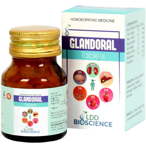 Glandoral Tablet (25g) LDD Bioscience - The Homoeopathy Store