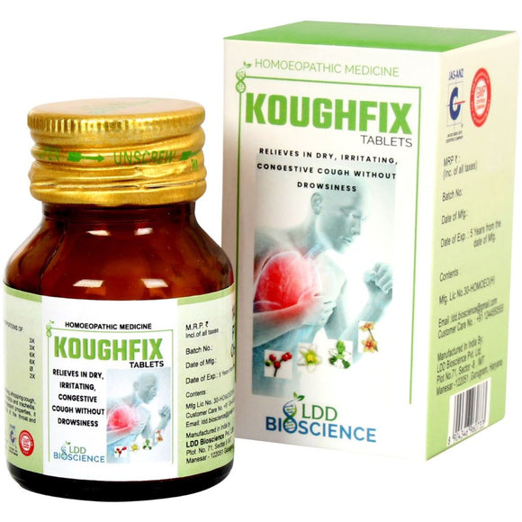 Koughfix Tablet (25g) LDD Bioscience - The Homoeopathy Store