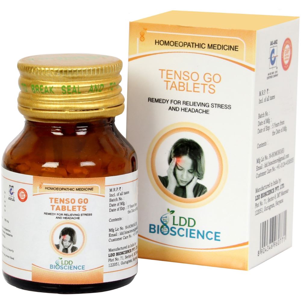 Tense Go Tablet (25g) LDD Bioscience - LDD Bioscience- The Homoeopathy Store