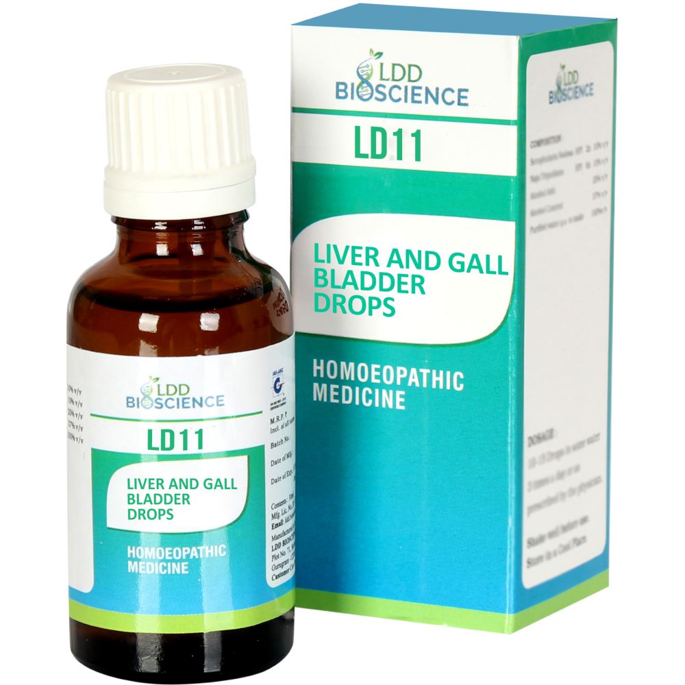 LD 11 Liver and Gall Bladder Drop - LDD Bioscience- The Homoeopathy Store