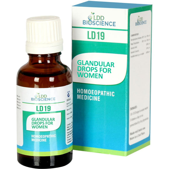 LD 19 Glandular Drop for Women LDD Bioscience - The Homoeopathy Store