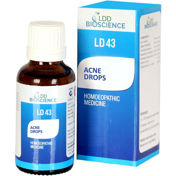LD 43 Acne Drop LDD Bioscience - The Homoeopathy Store