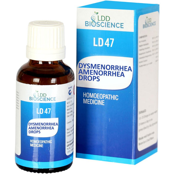 LD 47 Dysmenorrhea, Amenorrhea - The Homoeopathy Store