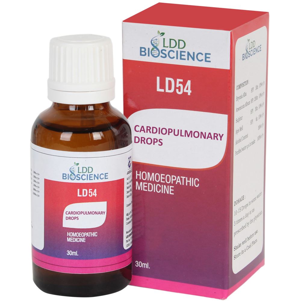 LD 54 Cardiopulmonary Drop - LDD Bioscience- The Homoeopathy Store