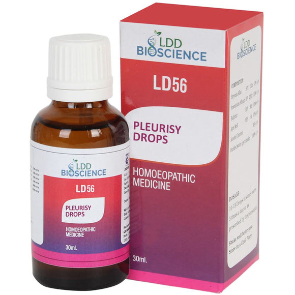 LD 56 Pluerisy Drop LDD Bioscience - The Homoeopathy Store