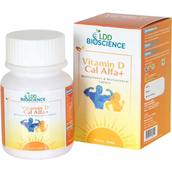 Vitamin D Cal Alfa+ (30tab) LDD Bioscience - The Homoeopathy Store
