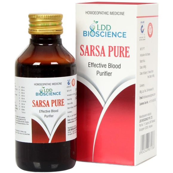Sarsa Pure Syrup (115ml) LDD Bioscience - The Homoeopathy Store
