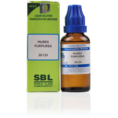 Murex Purpurea 30 CH 30 ml SBL - The Homoeopathy Store