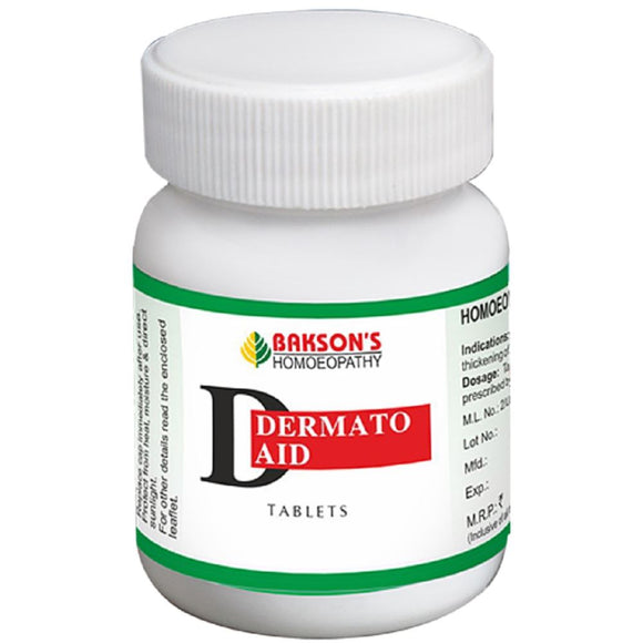 Dermato Aid Tablets Bakson - The Homoeopathy Store