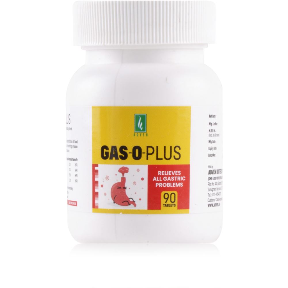 Gas-O-Plus Tablets Adven - Adven- The Homoeopathy Store