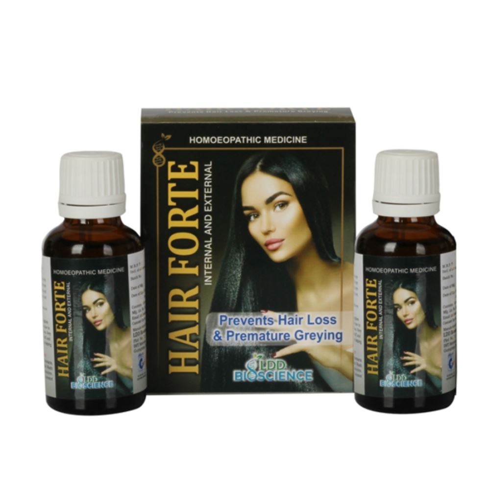 Hair Forte Twin Pack (30ml Pack of 2) - LDD Bioscience- The Homoeopathy Store