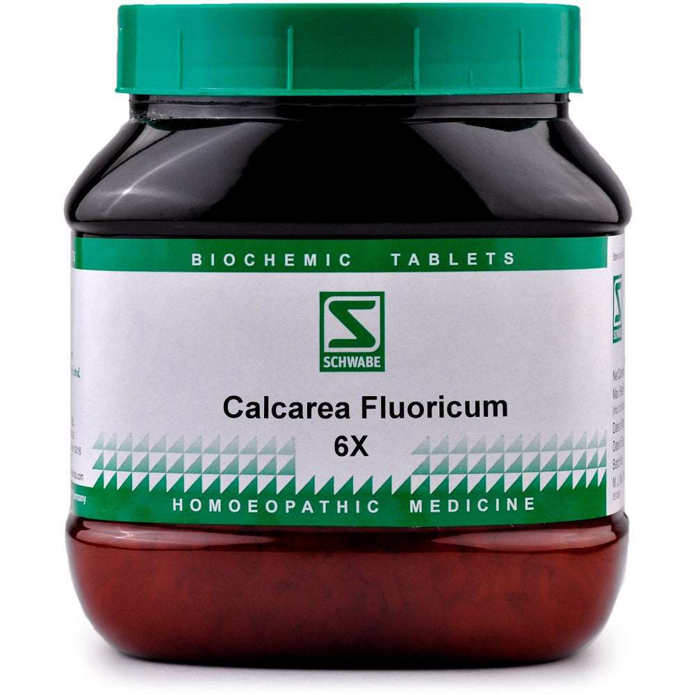 Calcarea Fluorica 6x 550 g schwabe india - Dr. Willmar Schwabe India- The Homoeopathy Store