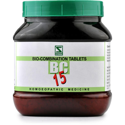 Bio-Combination 15  Schwabe  India 550 g - Dr. Willmar Schwabe India- The Homoeopathy Store