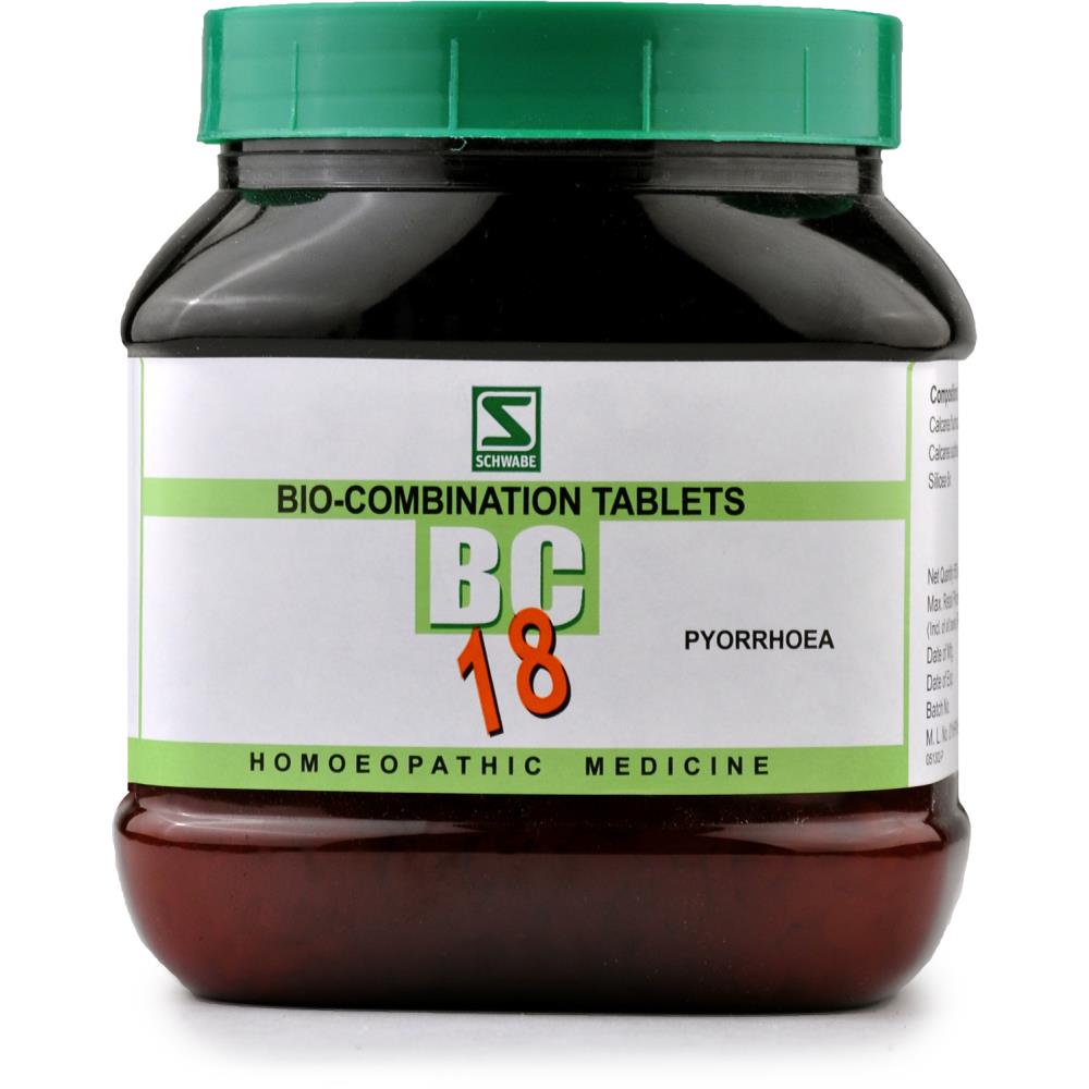 Bio-Combination 18  Schwabe India 550  g - Dr. Willmar Schwabe India- The Homoeopathy Store