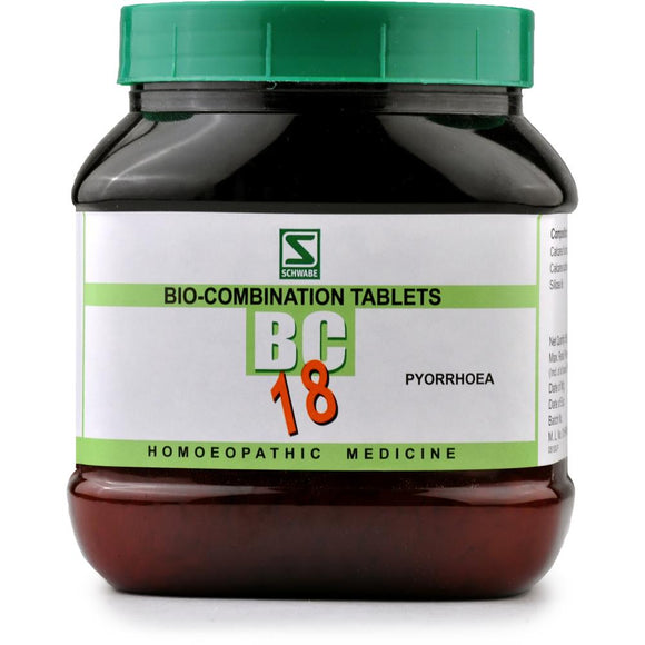 Bio-Combination 18  Schwabe India 550  g - The Homoeopathy Store