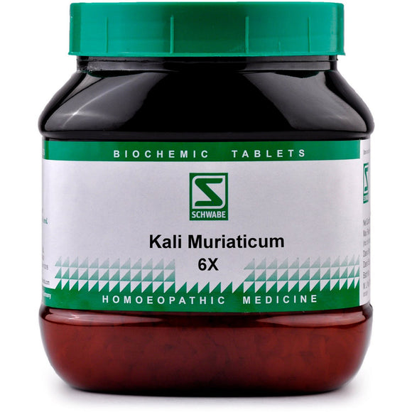 Kalium Muriaticum 6x 550 g schwabe india - The Homoeopathy Store