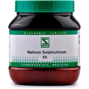 Natrum Sulphuricum 6x 550 g schwabe india - The Homoeopathy Store